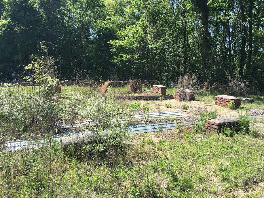 The original foundation of Good Hope Baptist is still visible.