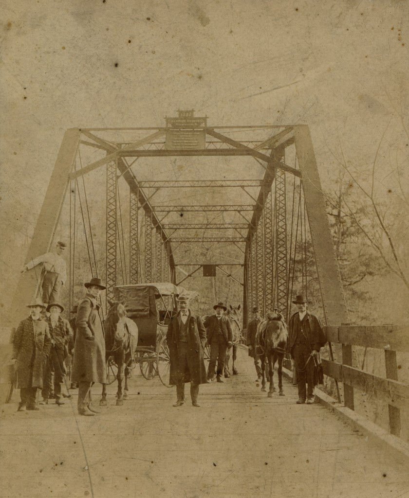 October 10, 1885- There was a big celebration when the Bibb County, Alabama iron bridge was opened in 1885 [see pics & story]
