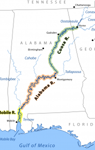 Map of Alabama