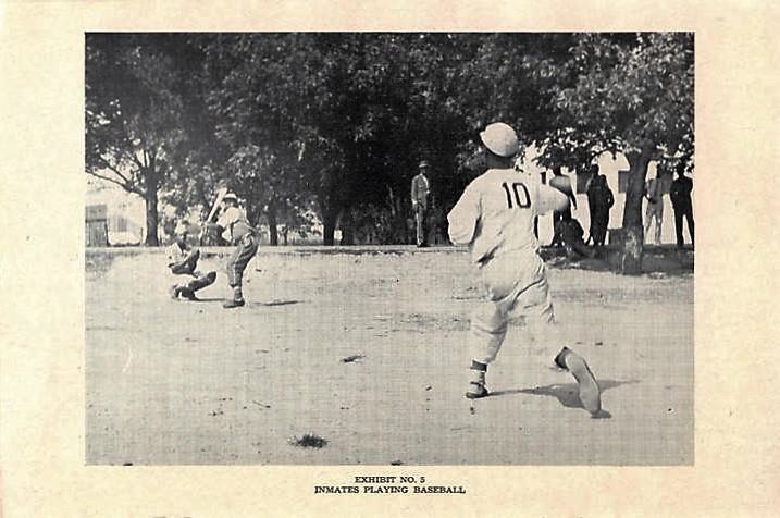 Inmates playing baseball at the Reform School for Juvenile Negro Law Breakers in Mt. Meigs, Alabama 1945 Q3208 (Alabama Department of Archives and History)