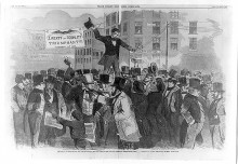 PATRON + Political Controversy was rampant in 1855 America