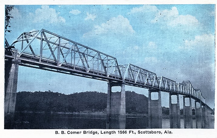 PATRON + B. B. Comer Bridge was the only remaining bridge of original 15 toll bridges
