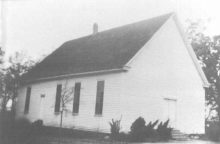 PATRON + Only photo of 1836 Chambers County Courthouse was found in the cornerstone when opened in 2003