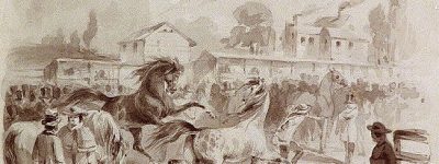 UPDATED WITH PODCAST -Horse Racing took place in the main street of Greensboro, Alabama in the early days