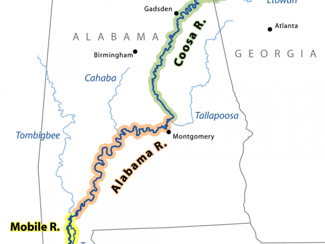 Down the Alabama River – Day Six  on August 16, 1814