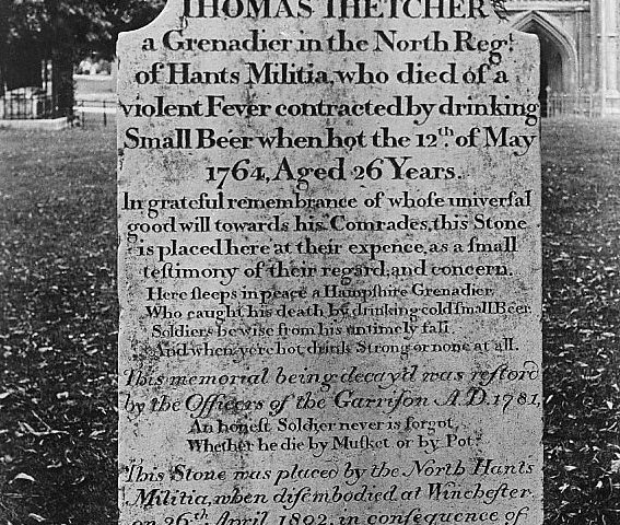 PATRON + TOMBSTONE TUESDAY: Two interesting tombstones from England