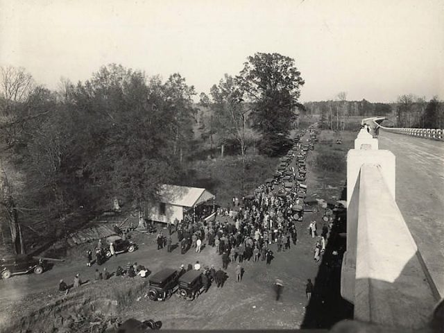 PATRON + John T. Milner Bridge – dedication of bridge in 1929