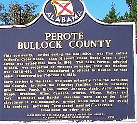PATRON + There were many doctors in the early days of the town of Perote in Bullock County