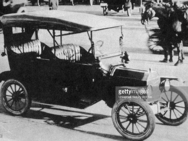 PATRON + GOOD OLE DAYS- Car ads were popular in Troy, Alabama on May 15, 1918