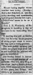 PATRON - 1877 - 1879 Notes from News clippings