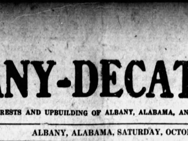 Citizens from Albany, Alabama were flocking to the Fair in Birmingham in 1920