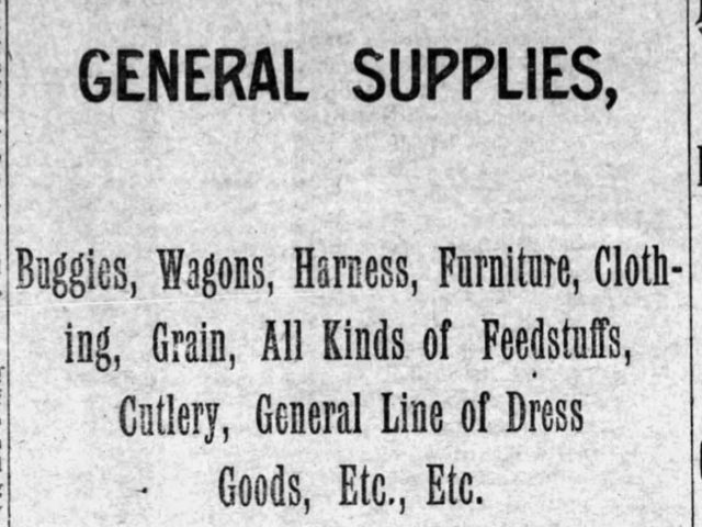 PATRON – Trusted businessmen in Atmore on September 18, 1903 according to The Atmore Record, Alabama