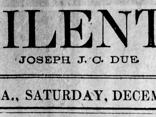 PATRON – December 14, 1901 – Christmas Superstitions and St. Nick’s new mode of transportation