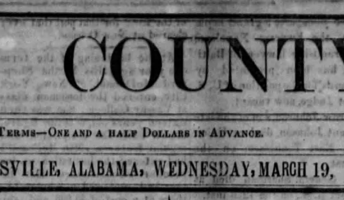 PATRON – March 19, 1879 – Sheriff announces sale of property