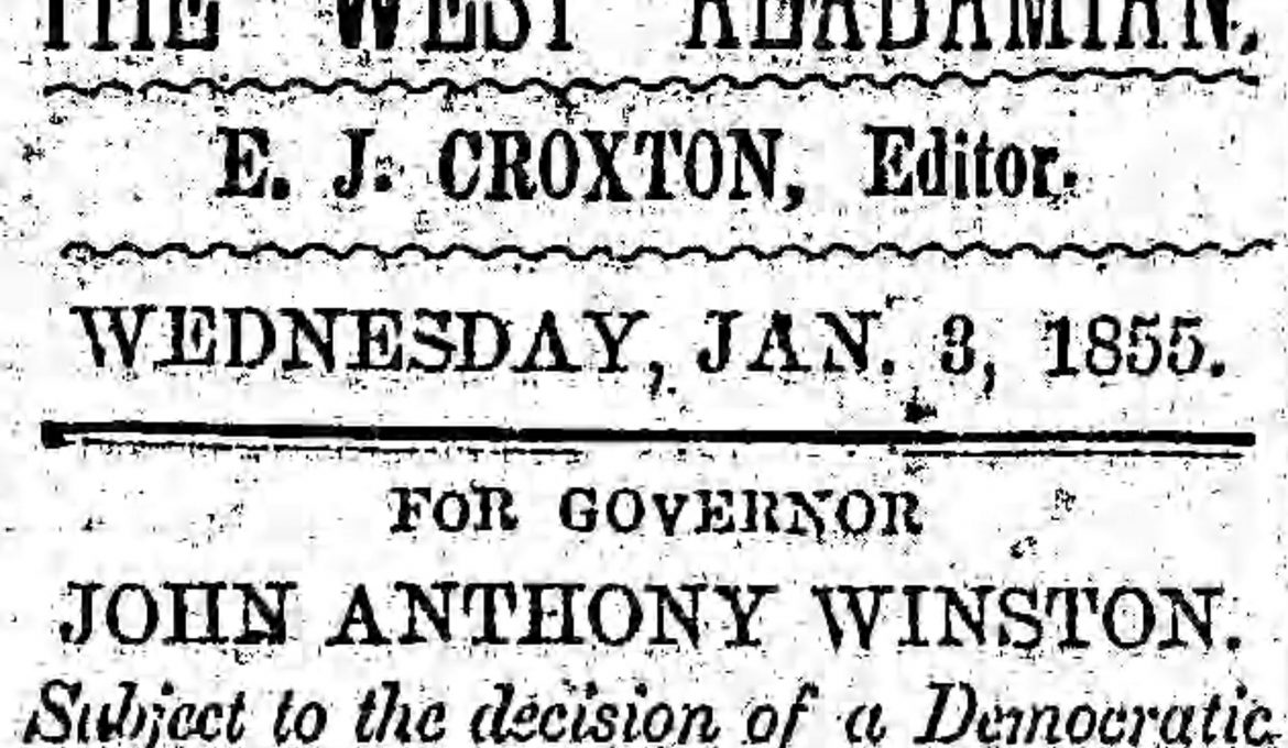 PATRON – Slaves for sale and new grocery open in Pickens County in 1855