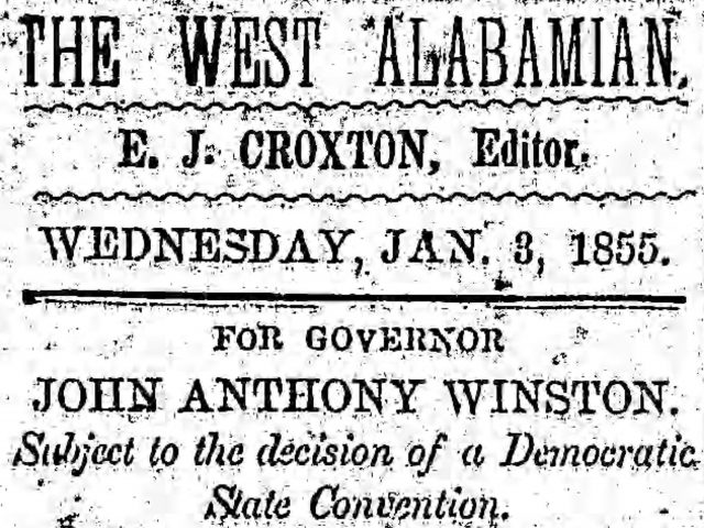 PATRON – Jan. 3, 1855 – Pickens county – List of letters at post office & Candidates for political office