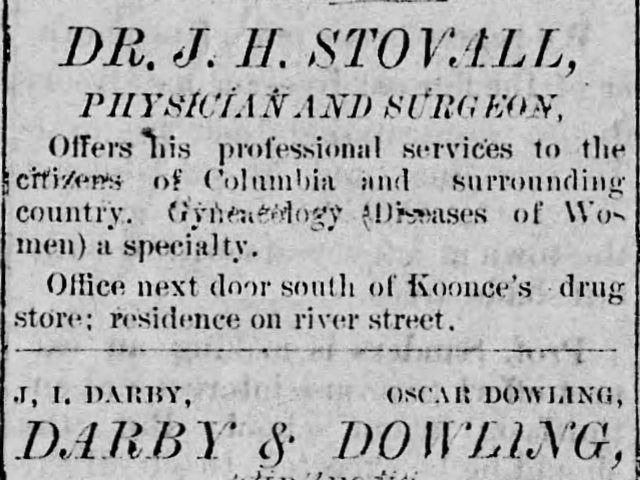 PATRON – Advertised Letters and Legal notices from 1892, Columbia, Houston County, Alabama