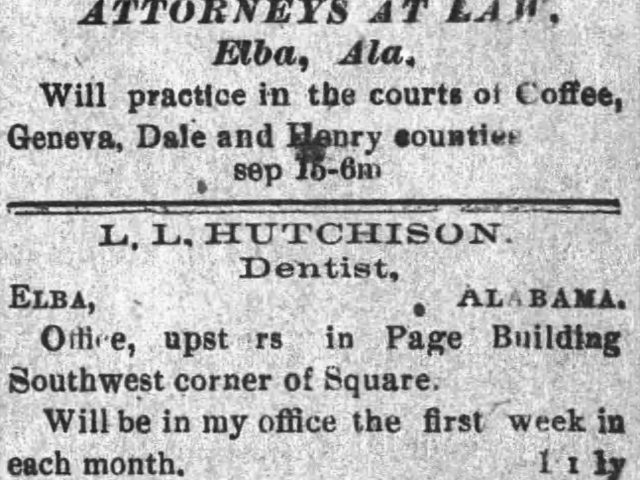 Troops return, a wife leaves with another man, and Sheriff’s sale in Elba May 1901