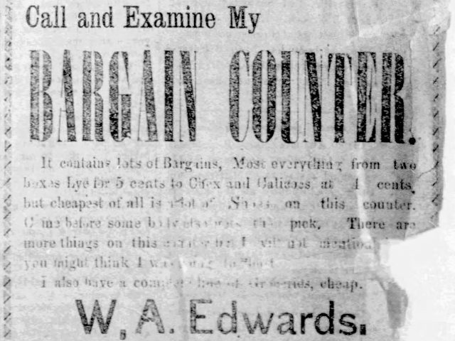 PATRON – Woman killed by lightning, boy struck by train and other news in Enterprise newspaper 1900