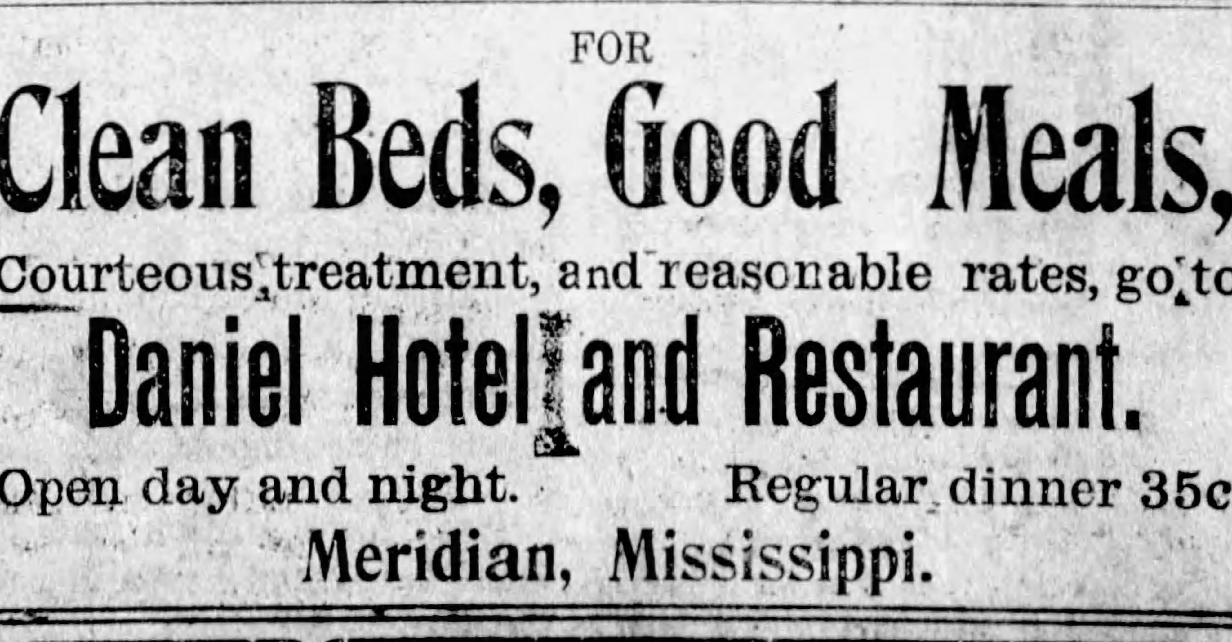 PATRON – House, plantation and hogs for sale, plus personals from Sumterville, Ala. April 11, 1907