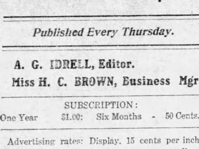 PATRON – Local news from Gainesville, Sumter County, Alabama April 2, 1907