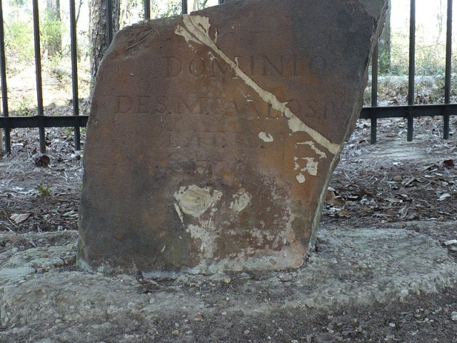 PATRON + The oldest surveying monument in the SE is in Mobile County