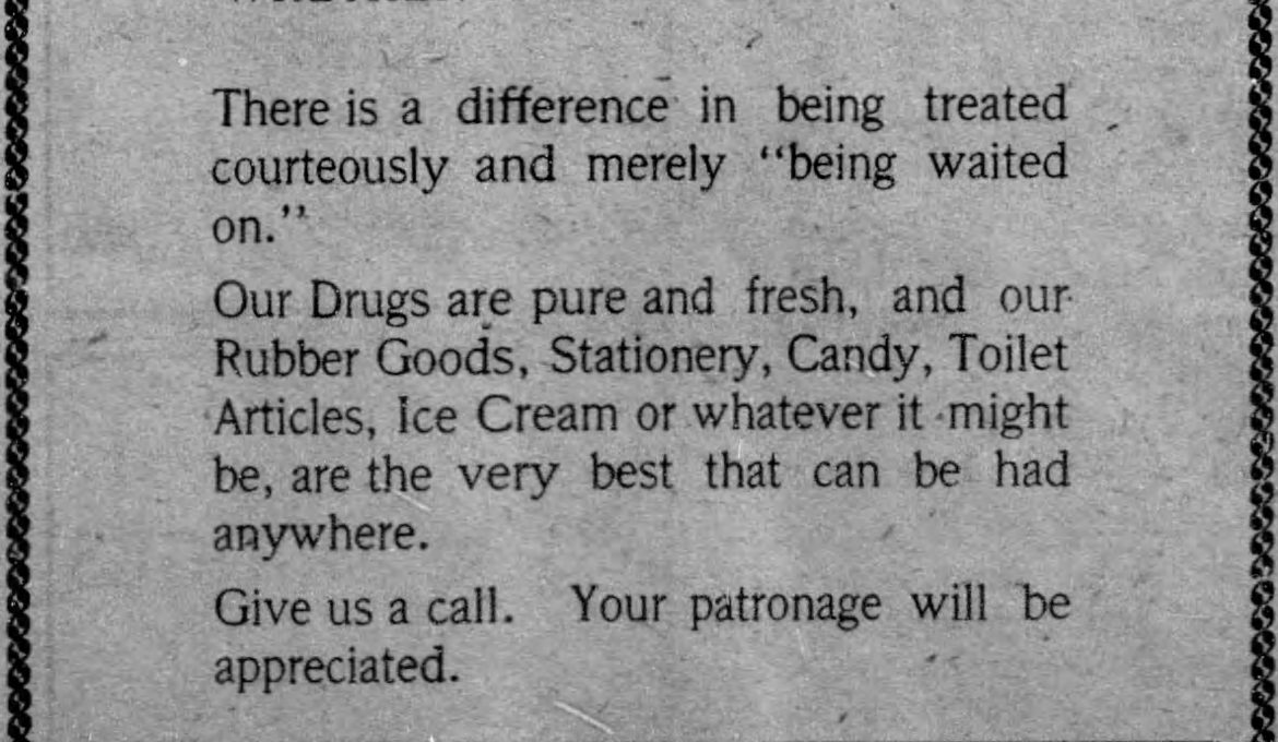 PATRON – Black Bear in Dothan, banks and five cent meat news in Guntersville June 9, 1914