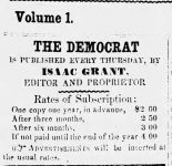 Alabama Convention proceedings and members of the Democratic and Anti-Know-Nothing Party in 1856