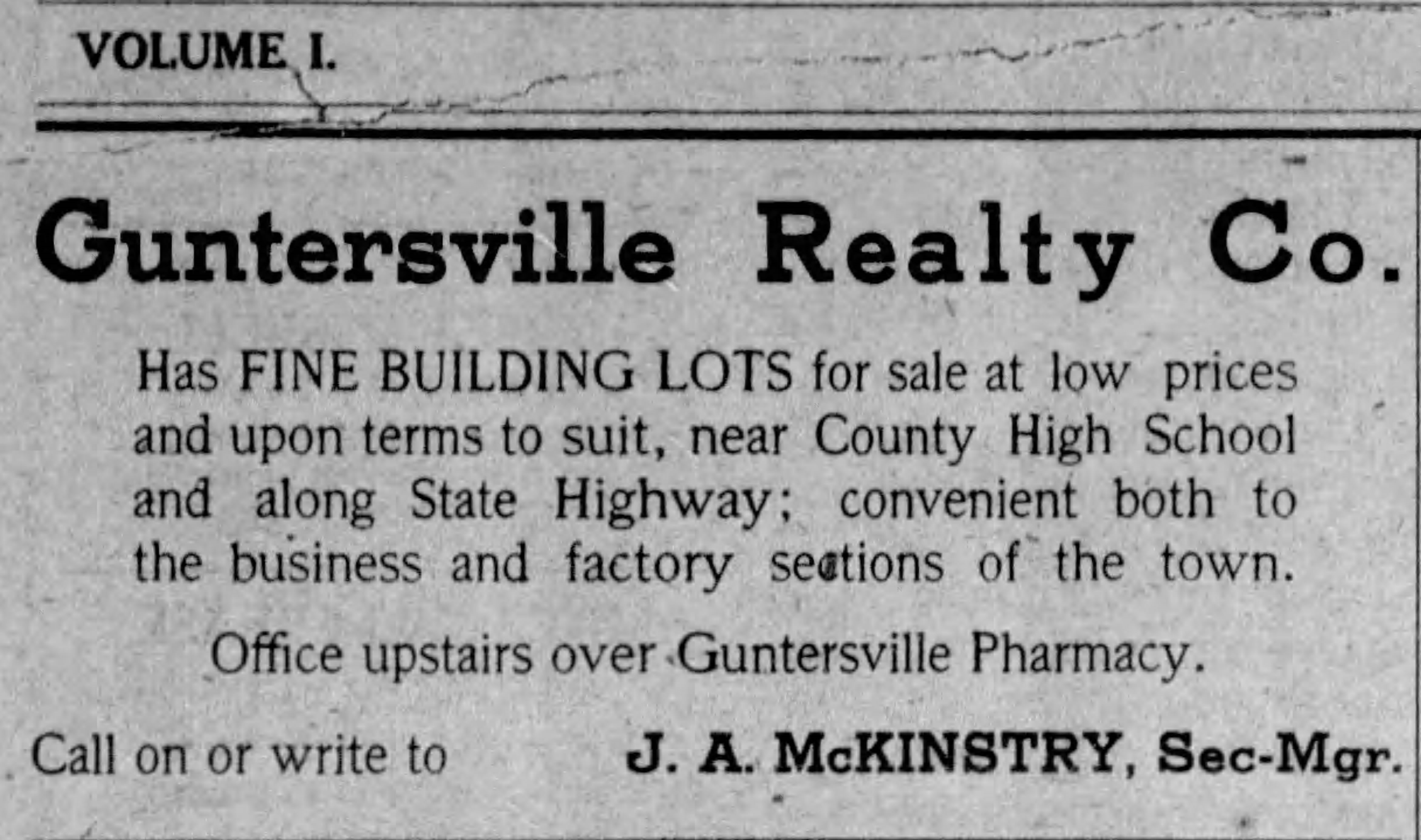 PATRON – Visiting relatives, Sickness and Deaths make the news in Guntersville, Alabama June 9, 1914