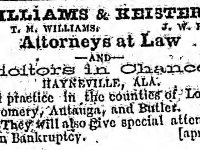 PATRON – Interesting corrected story from Hayneville, May 31, 1871