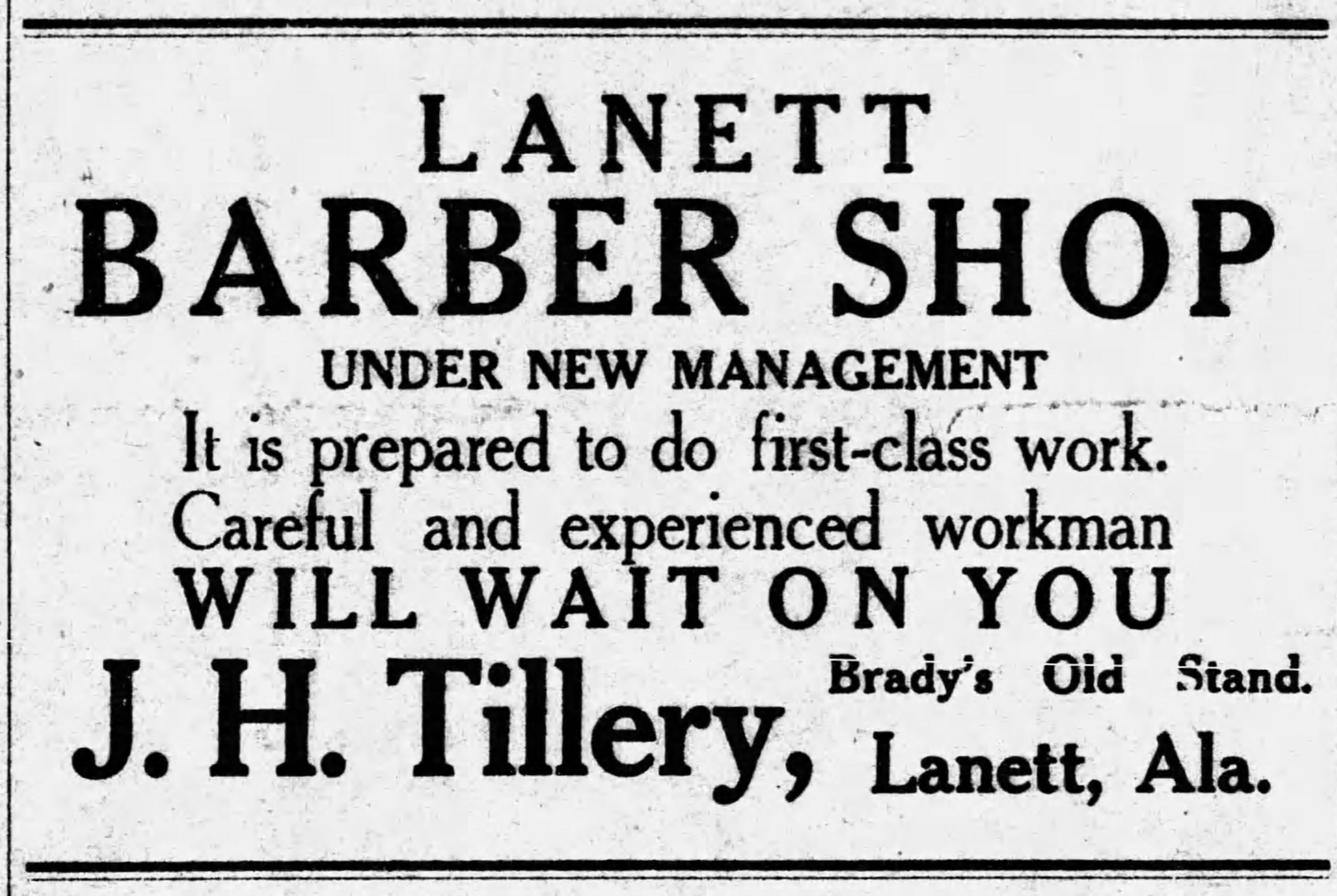 PATRON – Local and Personal News from Lanett, Alabama on February 17, 1916