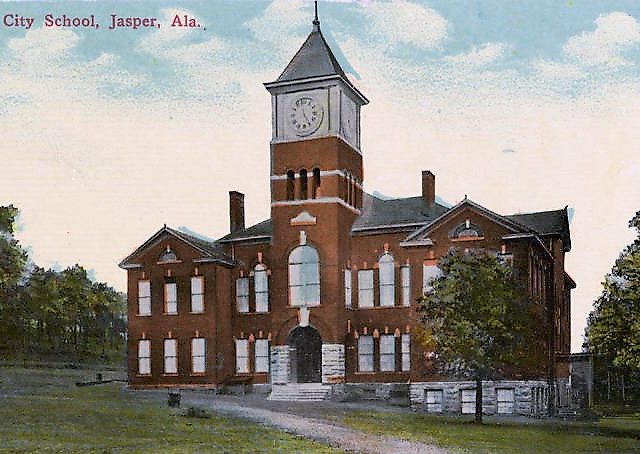 PATRON + The new Jasper Academy in Walker County, Alabama was  large and commodious in 1886