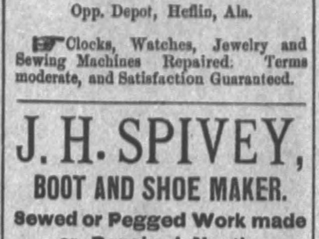 PATRON – Meetings, churches, Notices, and Strays were in the news in Heflin, Alabama 1891