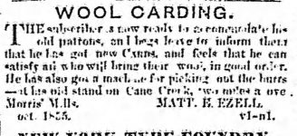 PATRON – School-age children census, Militia drill, & new -Newspapers in Jacksonville, Alabama 1855