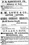 PATRON – A death, an election, and notices make news Feb. 19, 1862 in Huntsville, Alabama