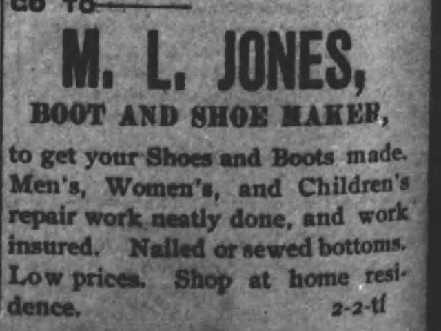 PATRON – Railroad agent worked every day of the week, church & Masonic news in Leighton, 1894