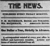 PATRON – Officers and local news from Colbert County, and Tuscumbia Feb. 9, 1894