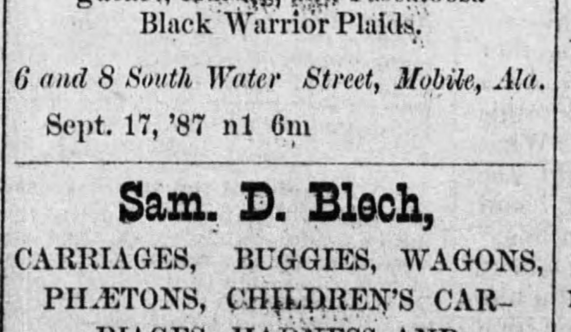 PATRON – Prisoner escapes from a lynching, Walker Springs local news and more from South Alabama, 1887