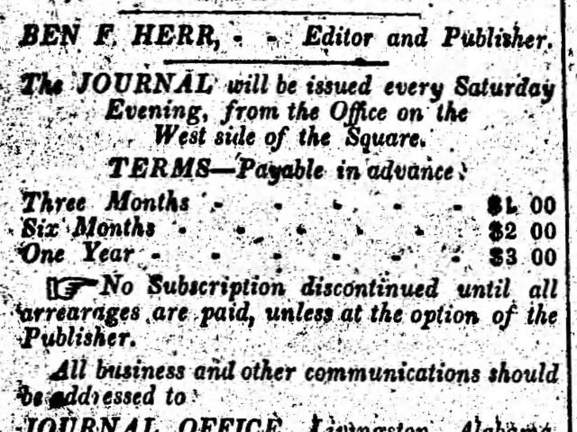 PATRON + Interesting Editorial from Alabama newspaper written in Alabama July 15, 1865 about the mindset of many in the South