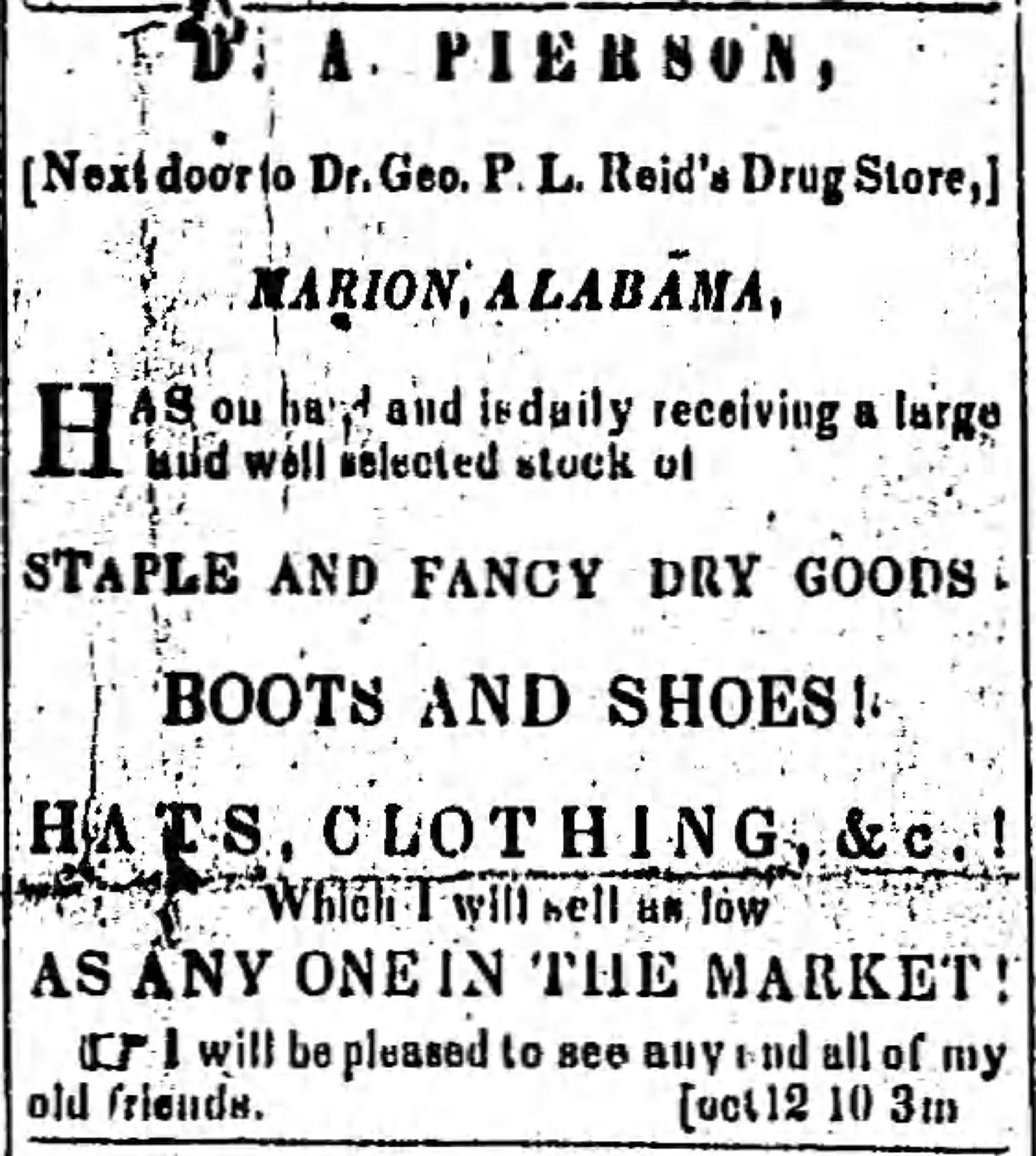 PATRON –  Announcements of political candidates and marriages in Perry Co. December 28, 1865