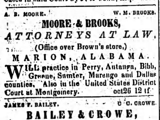 PATRON –  Nall, Jones, Gouldman and Richardson estates in Perry County, Ala. 1865