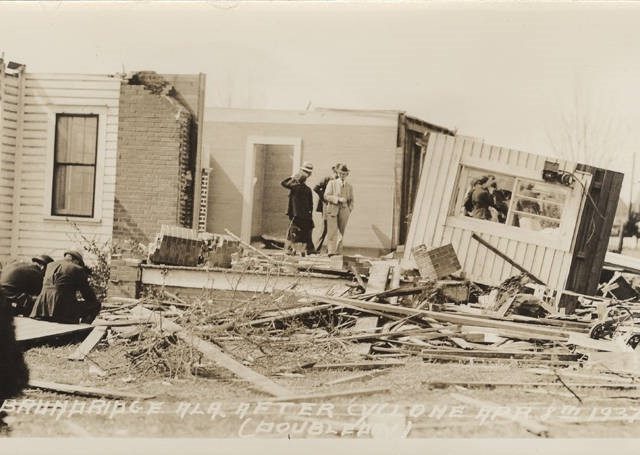 PATRON + Brundidge, Alabama was nearly leveled by a tornado April 8, 1937