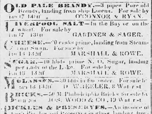 PATRON – Sheriff sale of lands owned by Cowan, Seaman, Green, Post, and many others in Mobile 1840