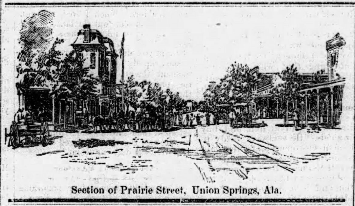 Union Springs, Bullock County, Alabama – Union Springs was booming in 1885