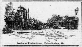 PATRON - Union Springs, Bullock County, Alabama – Union Springs was booming in 1885