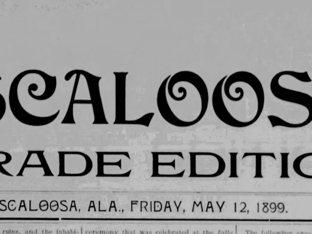 BIOGRAPHY: 1899 News clipping about Tuscaloosa, Alabama citizen G. B. Wright born 1866