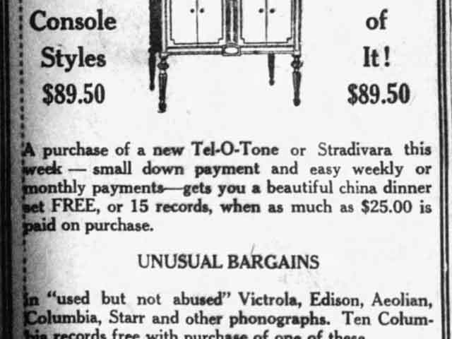 PATRON – Grider, Caldwell, Dryer, Mayfield, and others are in entertainment news in 1923 Jefferson County, Alabama