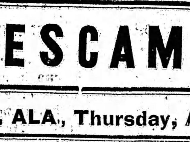 PATRON + PART I – Early settlers of Evergreen, Conecuh County, Alabama was written in 1879