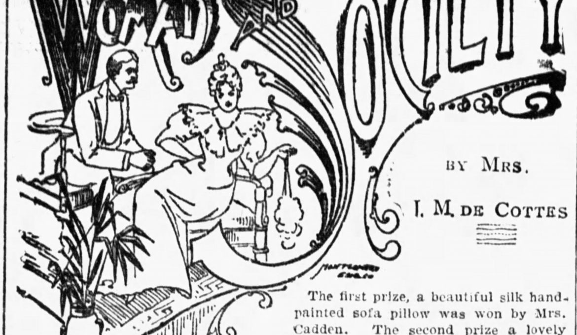 PATRON – February 7, 1900 – local names in the news Montgomery, Alabama