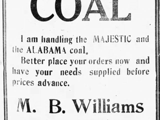 PATRON – News clipping 1921 – Local and Personal genealogy news, Clay County, Alabama Part I